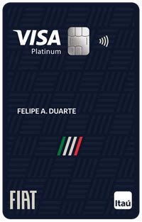 Cartão FIAT Itaú Platinum Visa .